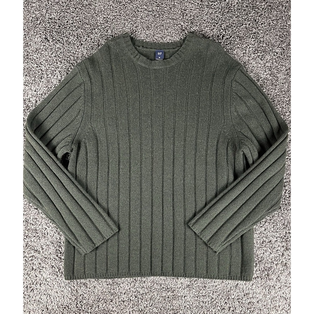 GAP Women's Sz XL Large Pullover Sweater 100% Lamb's Wool Crewneck Long Sleeve
